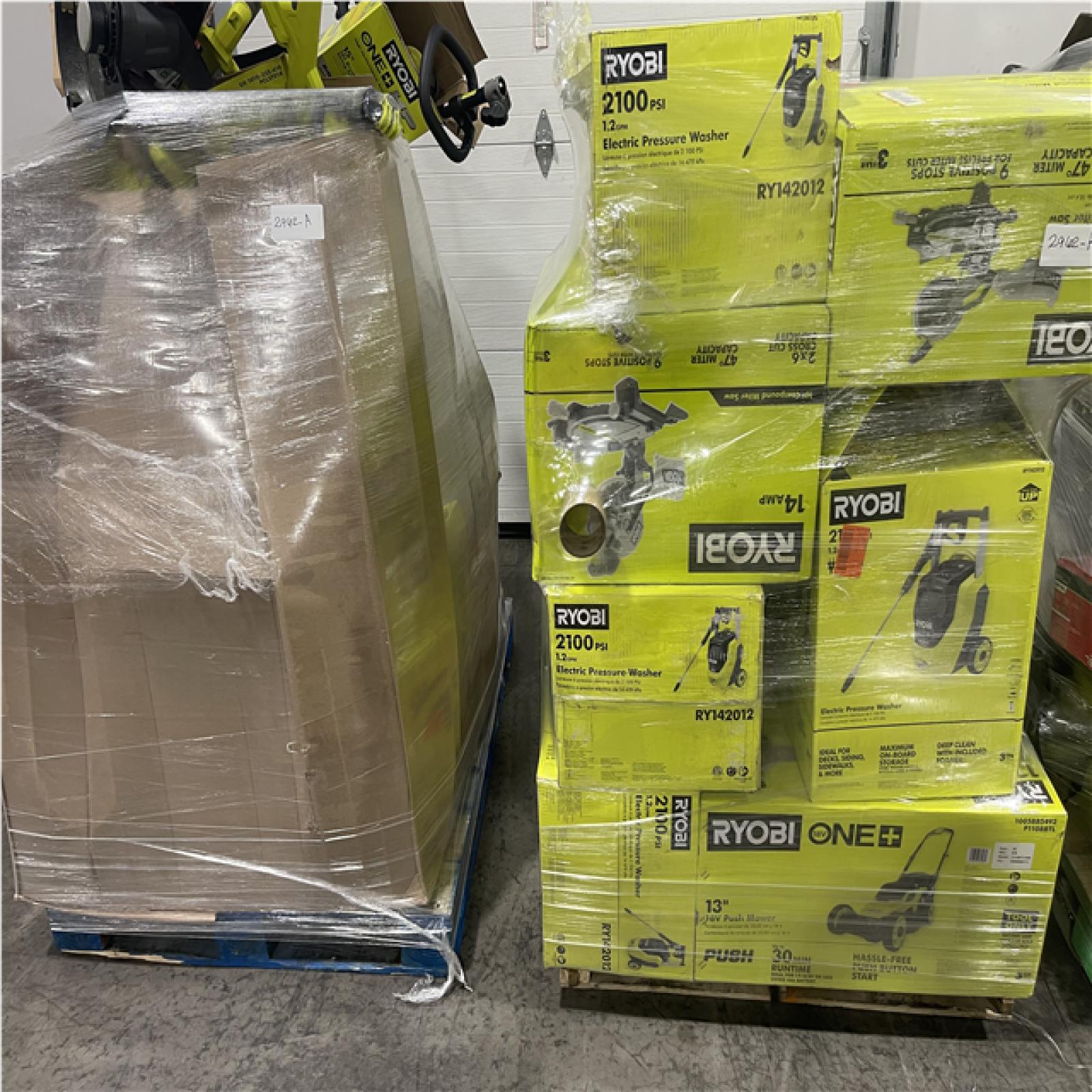 Pittston Location As-Is Power Tools Partial Truckload (9 Pallets) 2962-A