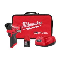 NEW! - Milwaukee M12 FUEL 1/4 Inch Hex Impact Driver Kit