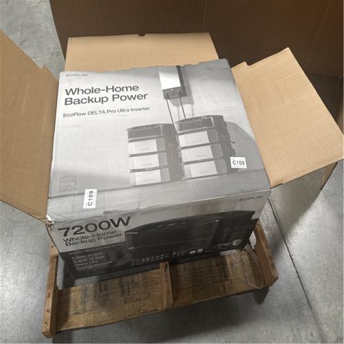 california as is 7200 W eco flow whole home back up power