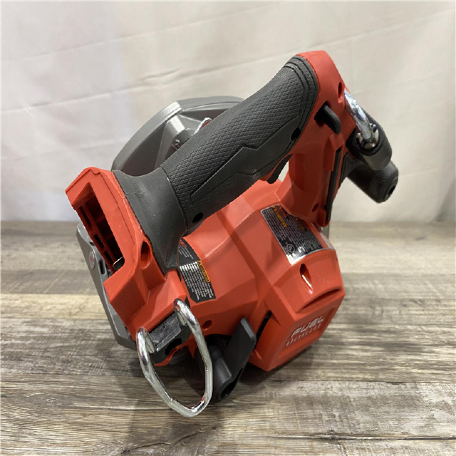 AS-IS Milwaukee FUEL 18V Lithium-Ion Brushless Cordless 6-1/2 in. Circular Saw (Tool-Only)