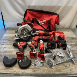 AS-IS Milwaukee 18-Volt Lithium-Ion Cordless (6-Tool) Combo Kit