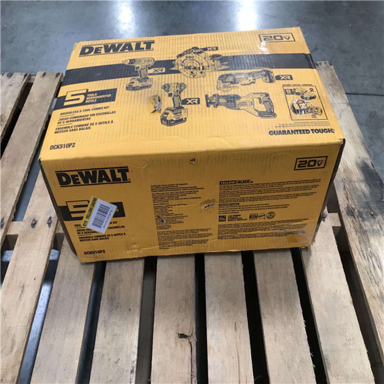 CALIFORNIA AS-IS DeWALT Brushless 5-Tool Combo Kit