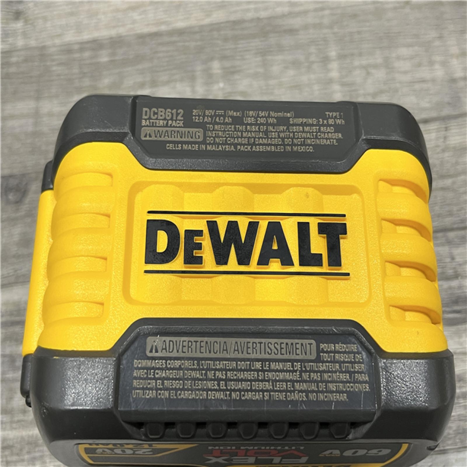 AS-IS DEWALT FLEXVOLT 20V/60V MAX Lithium-Ion 12.0Ah Battery