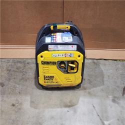 HOUSTON LOCATION - AS-IS CHAMPION 4500/3500-Watt Electric Start Gasoline/Propane Powered Dual Fuel Inverter Generator with Quiet Technology and CO Shield
