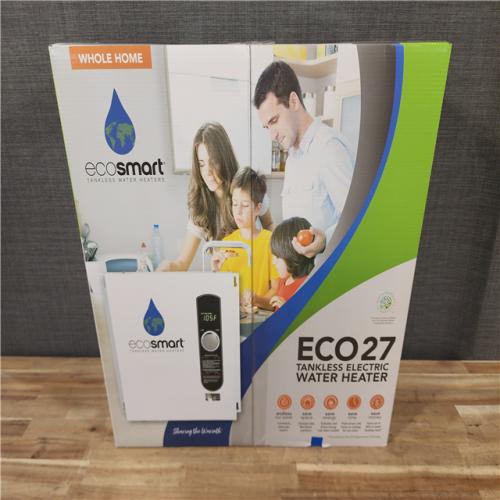 HOUSTON LOCATION - AS-IS (NEW) ECO27 TANKLESS ELECTRIC WATER HEATER