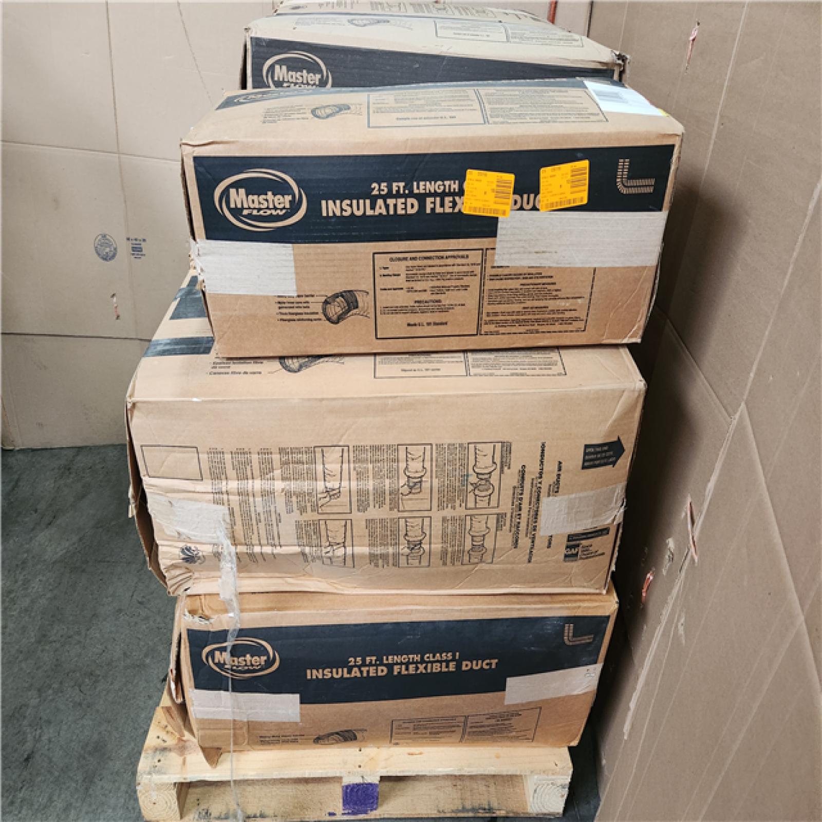 Phoenix NEW Master Flow Insulated Flexible Duct R6 Silver Jacket Pallet (9-Boxes)