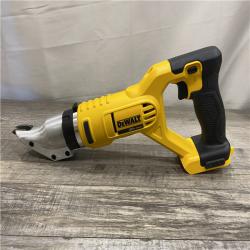 AS-IS DEWALT 20V MAX Cordless 18-Gauge Swivel Head Shears (Tool Only)