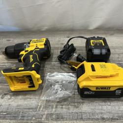 AS-IS DEWALT ATOMIC 20V Lithium-Ion Cordless 1/2 in. Hammer Drill Kit