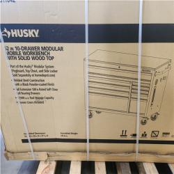 Phoenix NEW Husky Modular Tool Storage 52 in. W x 20 in. D Standard Duty Black Mobile Workbench Cabinet