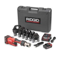 Phoenix NEW RIDGID RP 351 ProPress Inline Standard Press Tool Kit (Includes Case + 2  18V Lio-Ion Batteries + Charger + 6 Press Tool Jaws