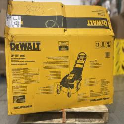 DALLAS LOCATION- AS IS! DEWALT 28 in. 224cc E-GOV Engine 3-in-1 Gas RWD Self-Propelled Lawn Mower