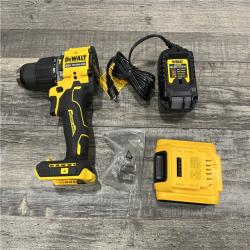 AS-IS DEWALT ATOMIC 20V Lithium-Ion Cordless 1/2 in. Hammer Drill Kit