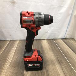 AS-IS Milwaukee FUEL 18V Lithium-Ion Brushless Cordless 1/2 in. Hammer Drill Driver Kit