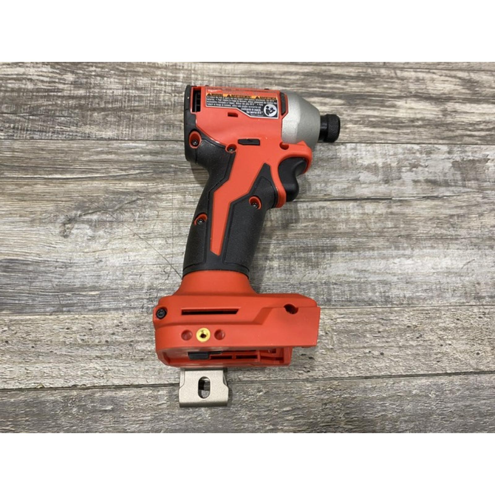 AS-IS Milwaukee 18V Lithium-Ion Compact Brushless Cordless 1/4 in. Impact Driver (Tool-Only)