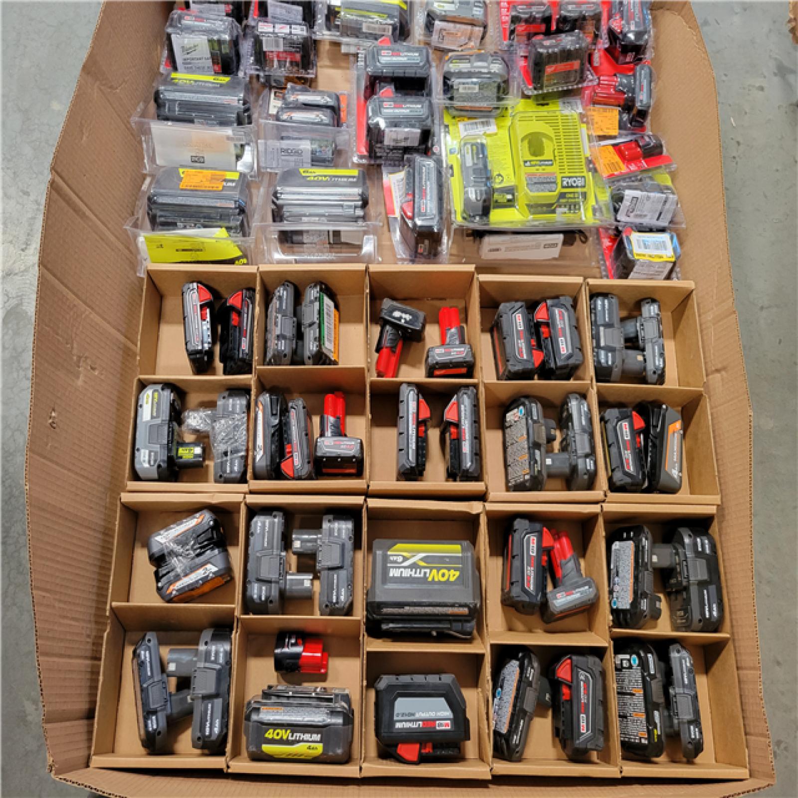 CALIFORNIA AS-IS BATTERY PALLET