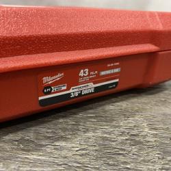 AS-IS Milwaukee SHOCKWAVE 3/8 in. Drive SAE and Metric 6 Point Impact Socket Set (43-Piece)