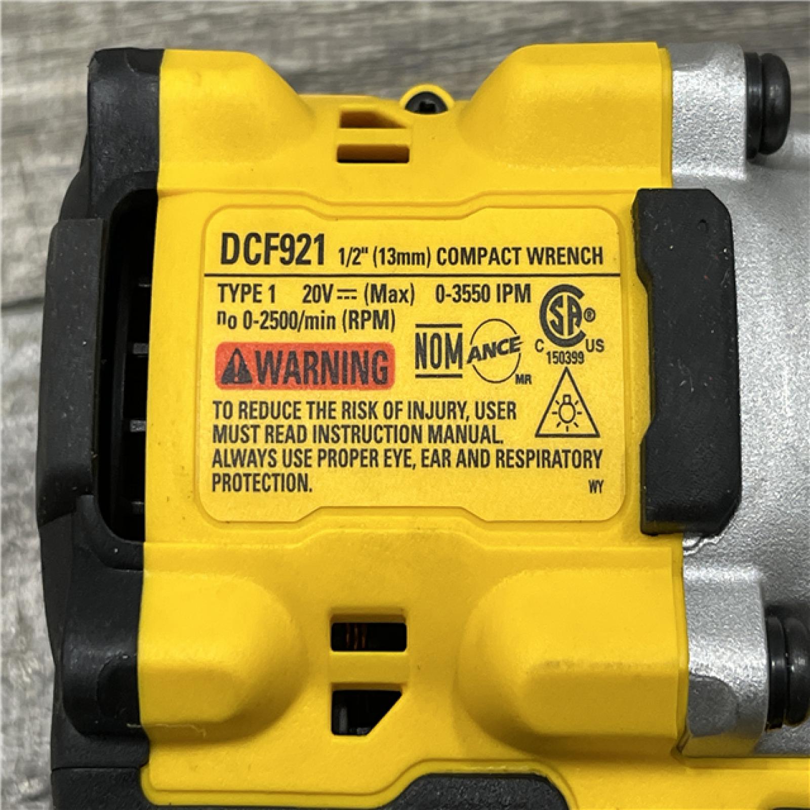 AS-IS DEWALT ATOMIC 20V MAX Cordless Brushless 1/2 in. Variable Speed Impact Wrench (Tool Only)