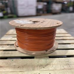 DALLAS LOCATION - AS-IS Southwire 2,500 ft. 6 Orange Stranded CU SIMpull THHN Wire (SEE NOTES)