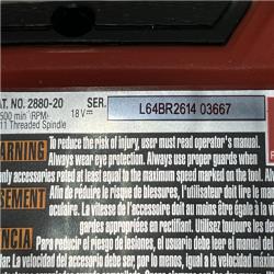 AS-IS Milwaukee FUEL 18V Lithium-Ion Brushless Cordless 4-1/2 in./5 in. Grinder w/Paddle Switch (Tool-Only)