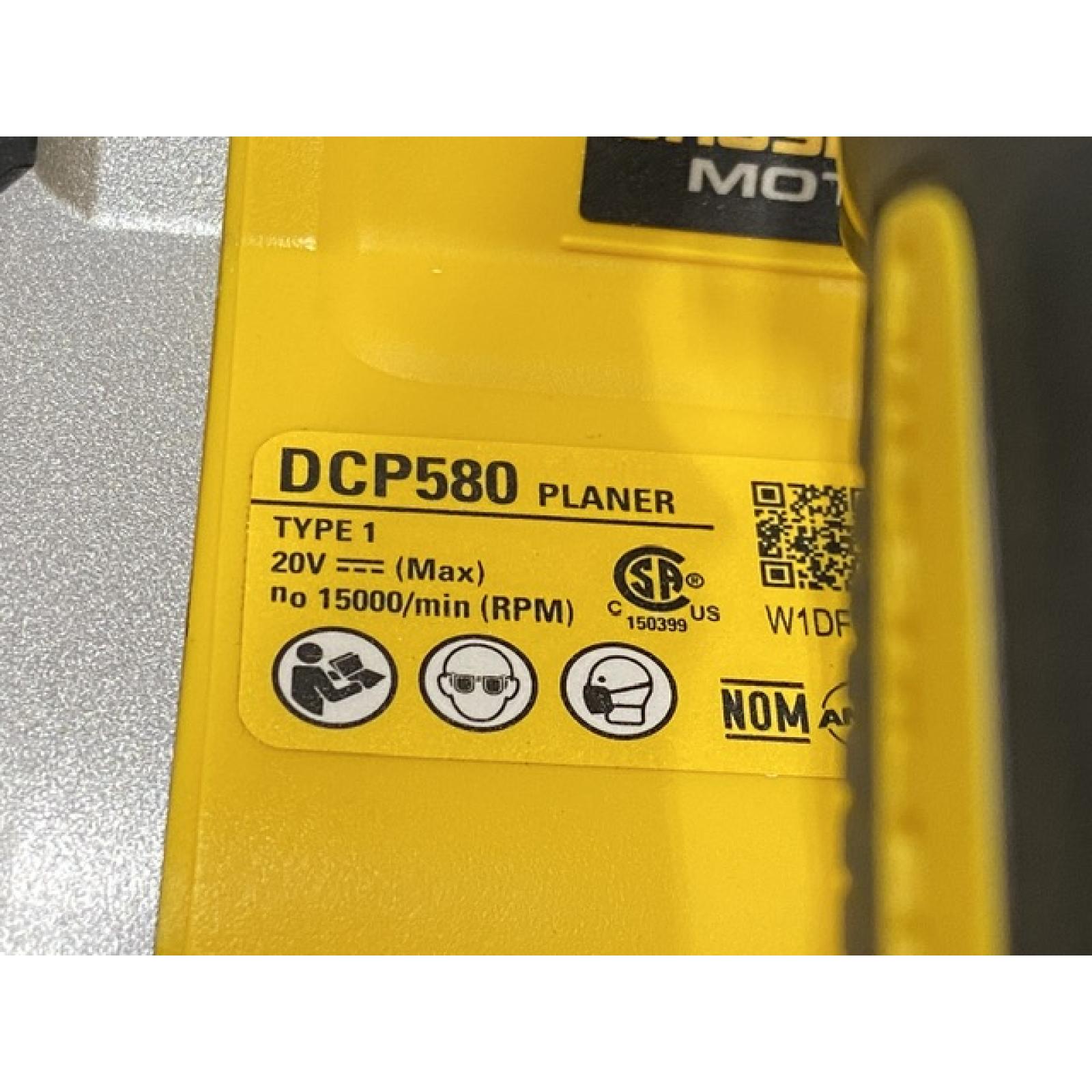 AS-IS DEWALT 20V MAX XR Cordless Brushless 3-1/4 in. Planer (Tool Only)