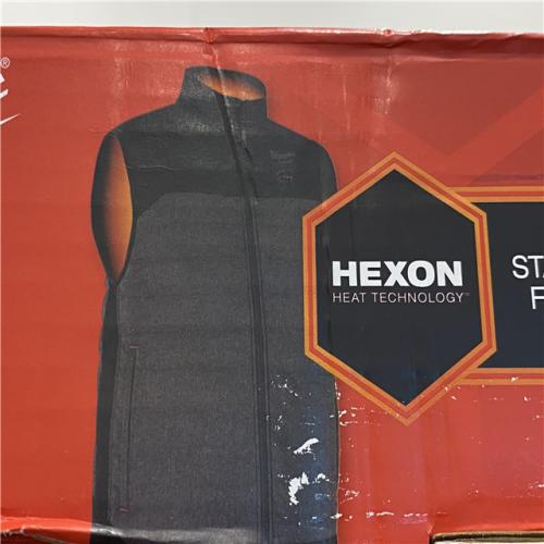LIKE NEW - Milwaukee Men's Large 12-Volt Lithium-Ion Cordless Axis Gray Heated Quilted Vest Kit