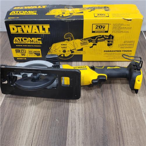 AS-IS DEWALT ATOMIC 20V MAX Cordless Brushless 4-1/2 in. Circular Saw (Tool Only)