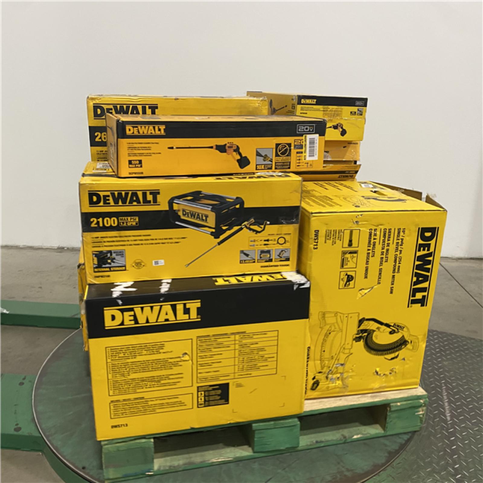 Dallas Location - As-Is DEWALT Tool Pallet