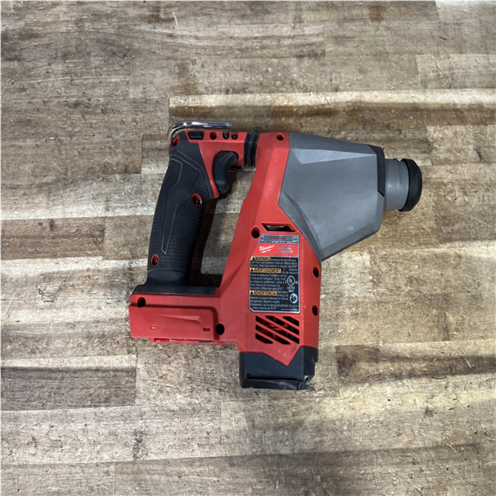 Houston Location AS-IS Milwaukee FUEL 18V Lithium-Ion Brushless Cordless 5/8 in. SDS-Plus Rotary Hammer (Tool-Only)