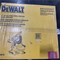 NEW- DeWalt 15 Amps 12 in. Corded Dual-Bevel Sliding Compound Miter Saw