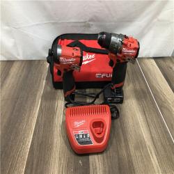 AS-IS Milwaukee FUEL 12-Volt Lithium-Ion Brushless Cordless Hammer Drill and Impact Driver Combo Kit