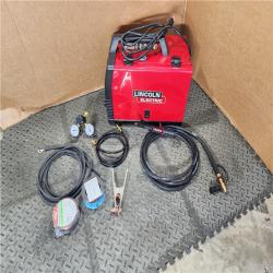 HOUSTON LOCATION - AS-IS Lincoln Electric Single Phase 140 Amp DC 115V Flux-Core & Stick MIG Welder - 90A/19V/20% Duty Cycle, 10.15 Long | Part #K2697-1