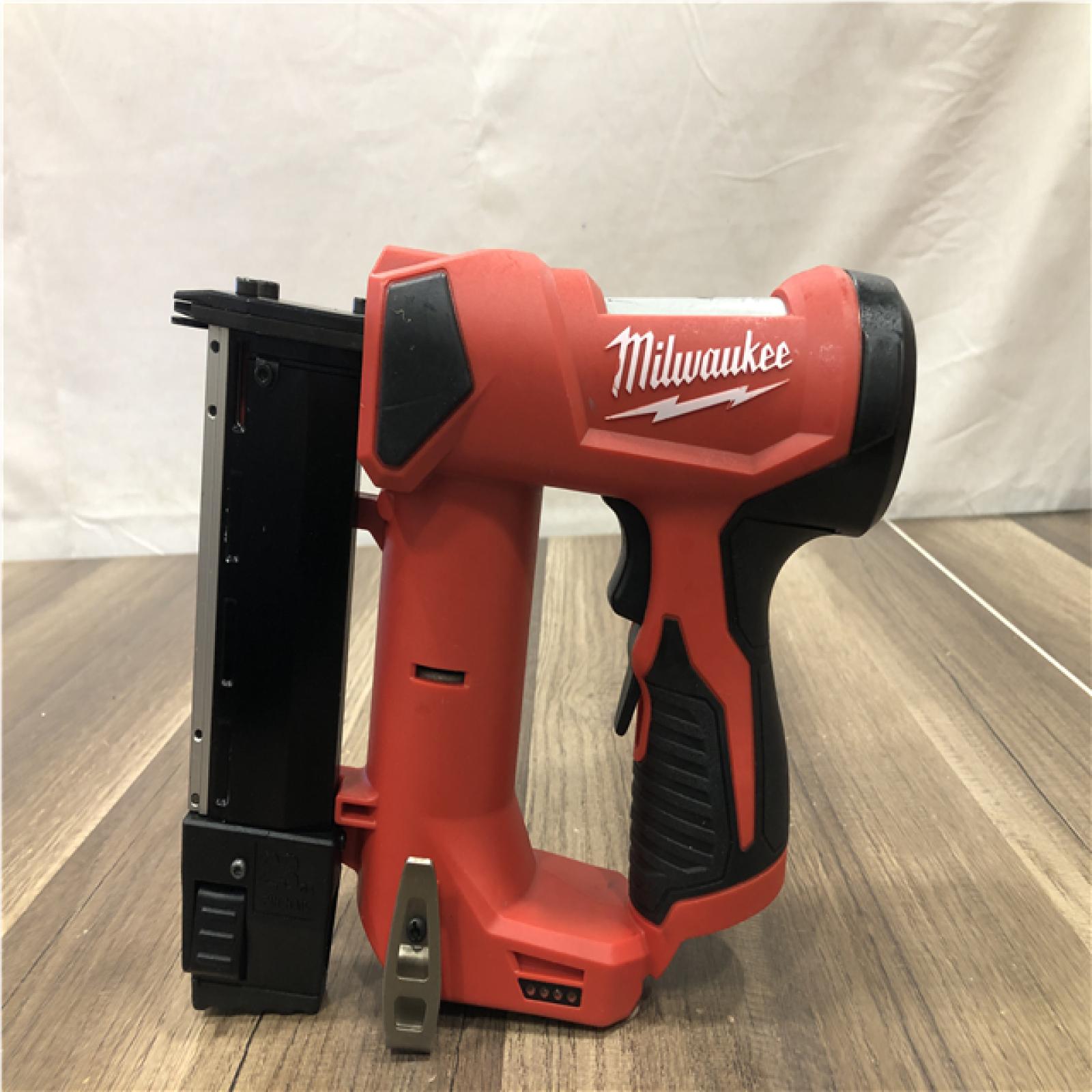 AS-IS Milwaukee M12 12-Volt 23-Gauge Lithium-Ion Cordless Pin Nailer (Tool-Only)