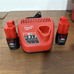 California AS-IS Milwaukee M12 Force Logic Press Tool Kit, Includes (2) Batteries, Charger & Hard Case; Appears in Excellent Condition