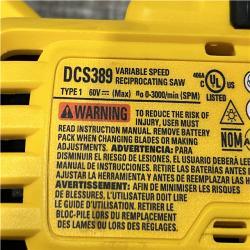 AS-IS DEWALT FLEXVOLT 60V MAX Cordless Brushless Reciprocating Saw (Tool Only)