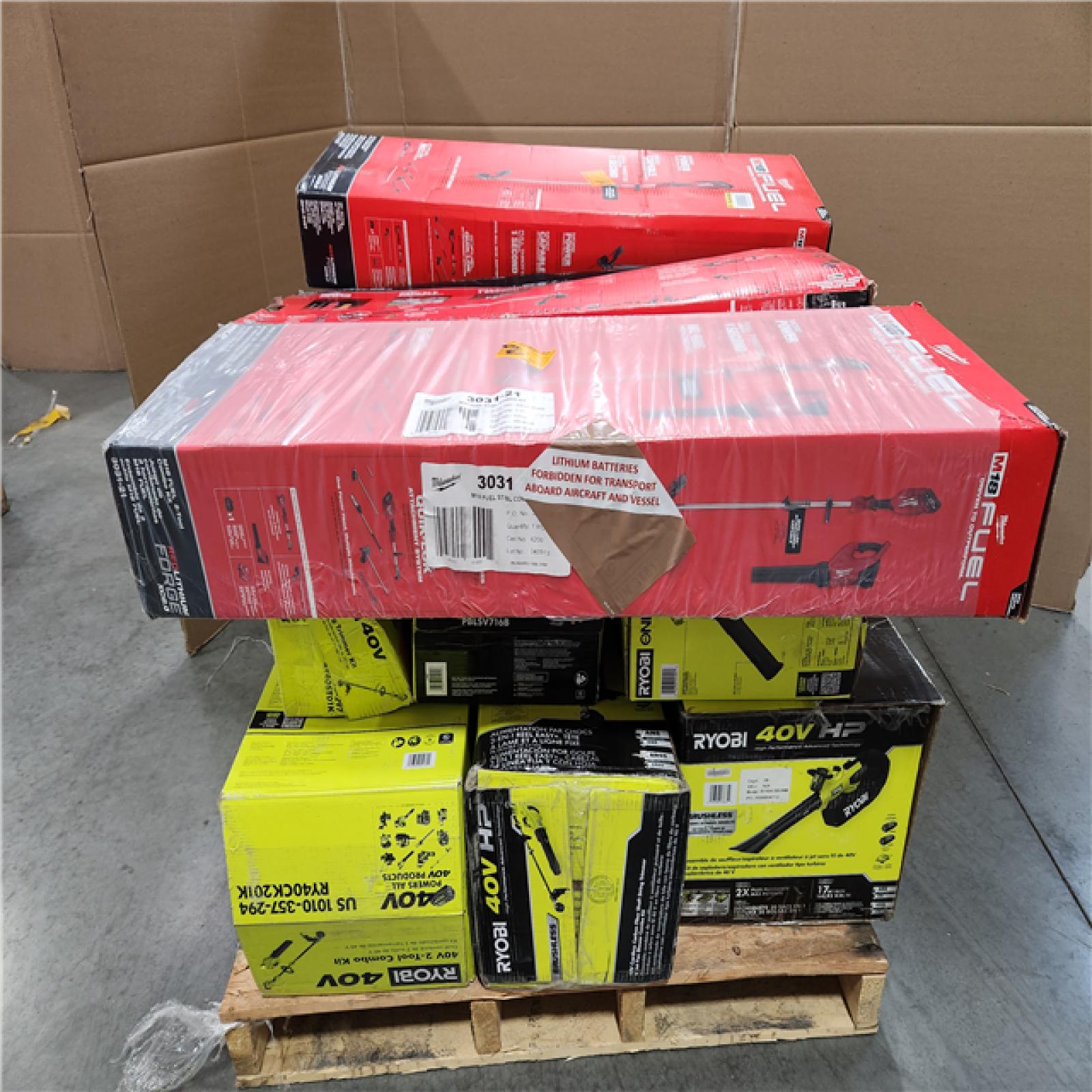 CALIFORNIA AS -IS  TOOL PALLET