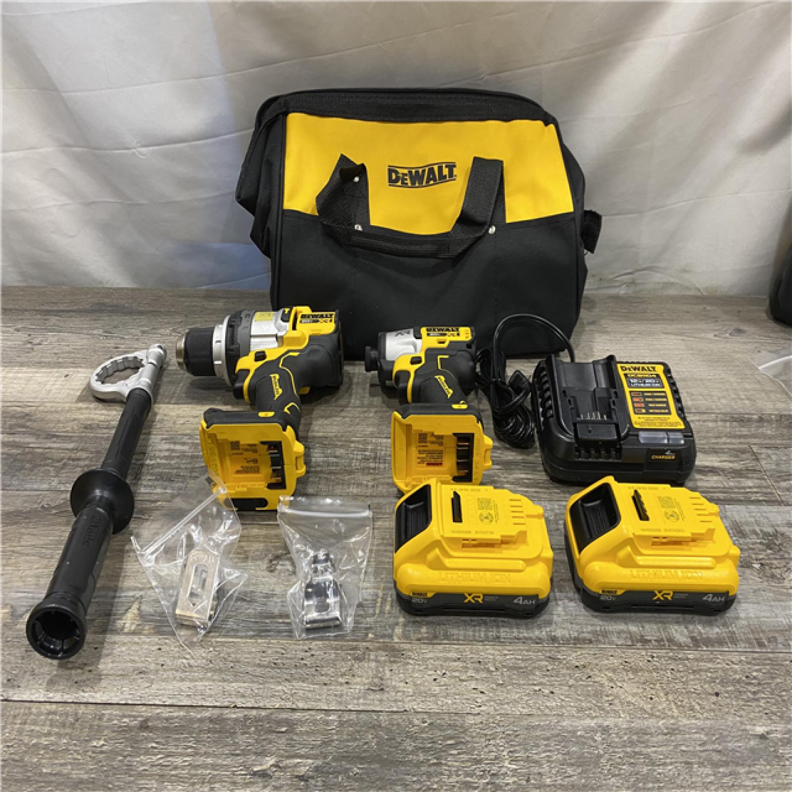 AS-IS DEWALT 20V MAX Lithium-Ion Cordless 2-Tool Combo Kit