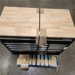 Phoenix Husky Modular Tool Storage 52 in. W x 20 in. D Standard Duty Black Mobile Workbench Cabinet