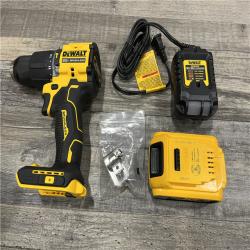 AS-IS DEWALT ATOMIC 20V Lithium-Ion Cordless 1/2 in. Hammer Drill Kit