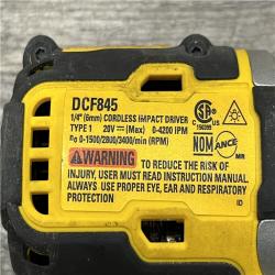 AS-IS DEWALT 20-Volt Maximum XR Lithium-Ion Cordless Brushless 1/4 in. 3-Speed Impact Driver Kit