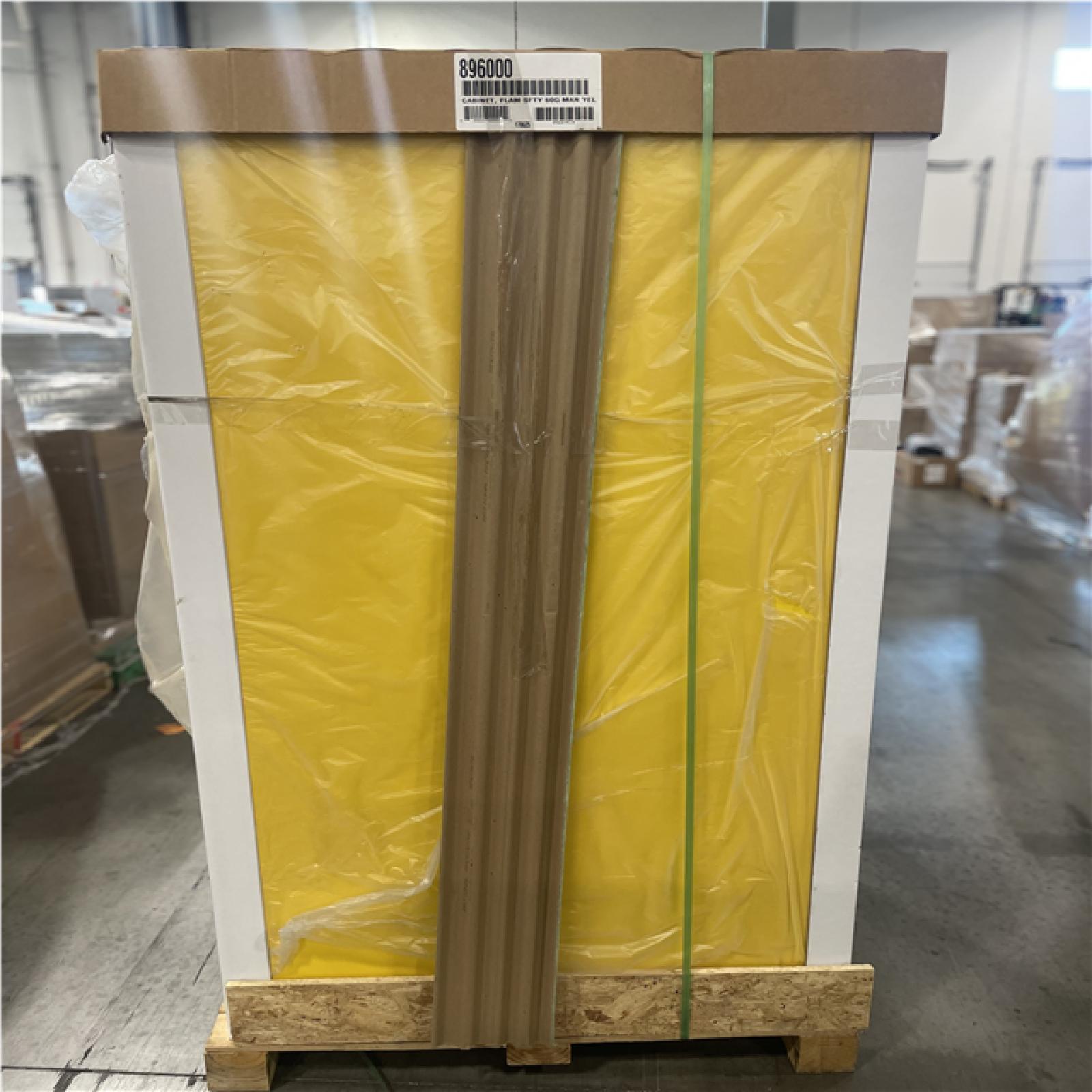 DALLAS LOCATION- Yellow Flammable Safety Storage Cabinet