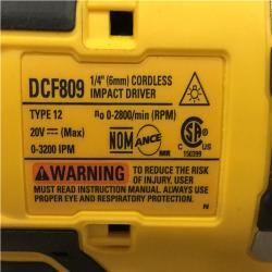 AS-IS DEWALT Atomic 20V Max Lithium-Ion Brushless Cordless Compact 1/4 in. Impact Driver Kit