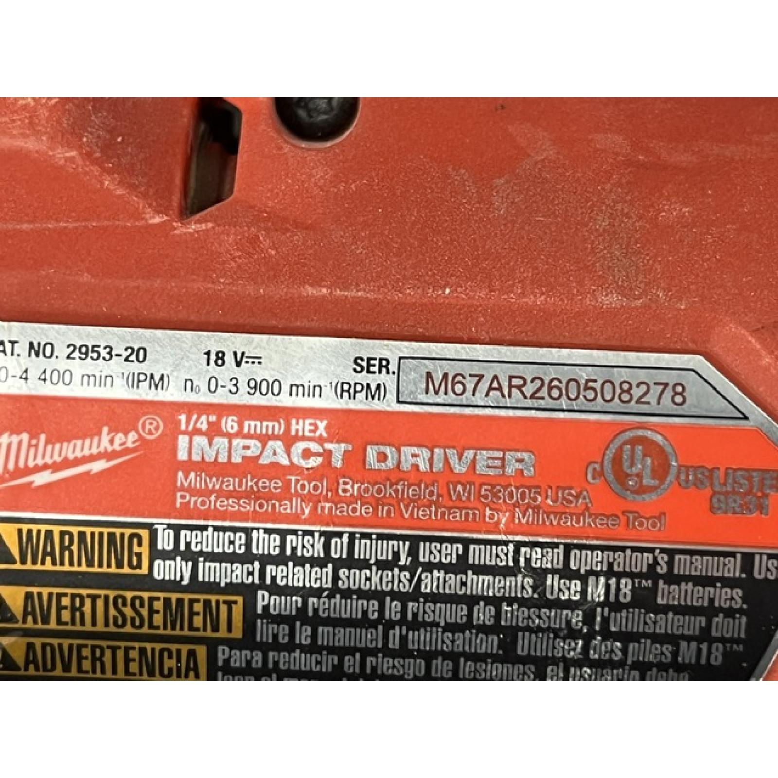 AS-IS Milwaukee FUEL 18V Lithium-Ion Brushless Cordless Hammer Drill and Impact Driver Combo Kit