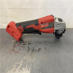AS-IS - Milwaukee M18 18V Lithium-Ion Brushless Cordless 4-1/2 in./5 in. Grinder w/Paddle Switch