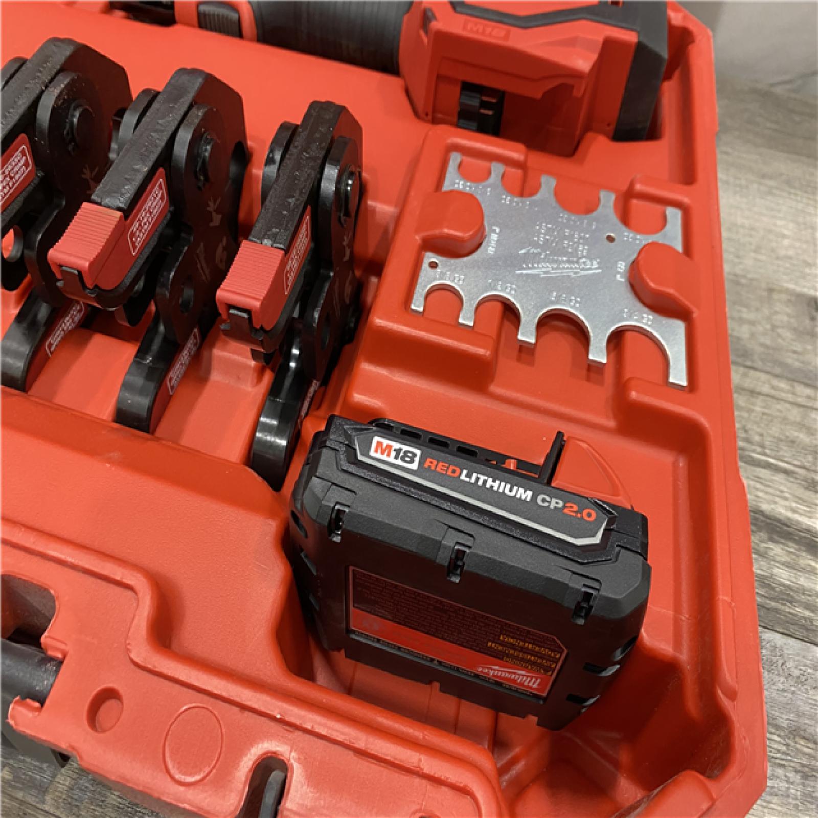 AS-IS Milwaukee 18V Lithium-Ion Cordless Short Throw Press Tool Kit