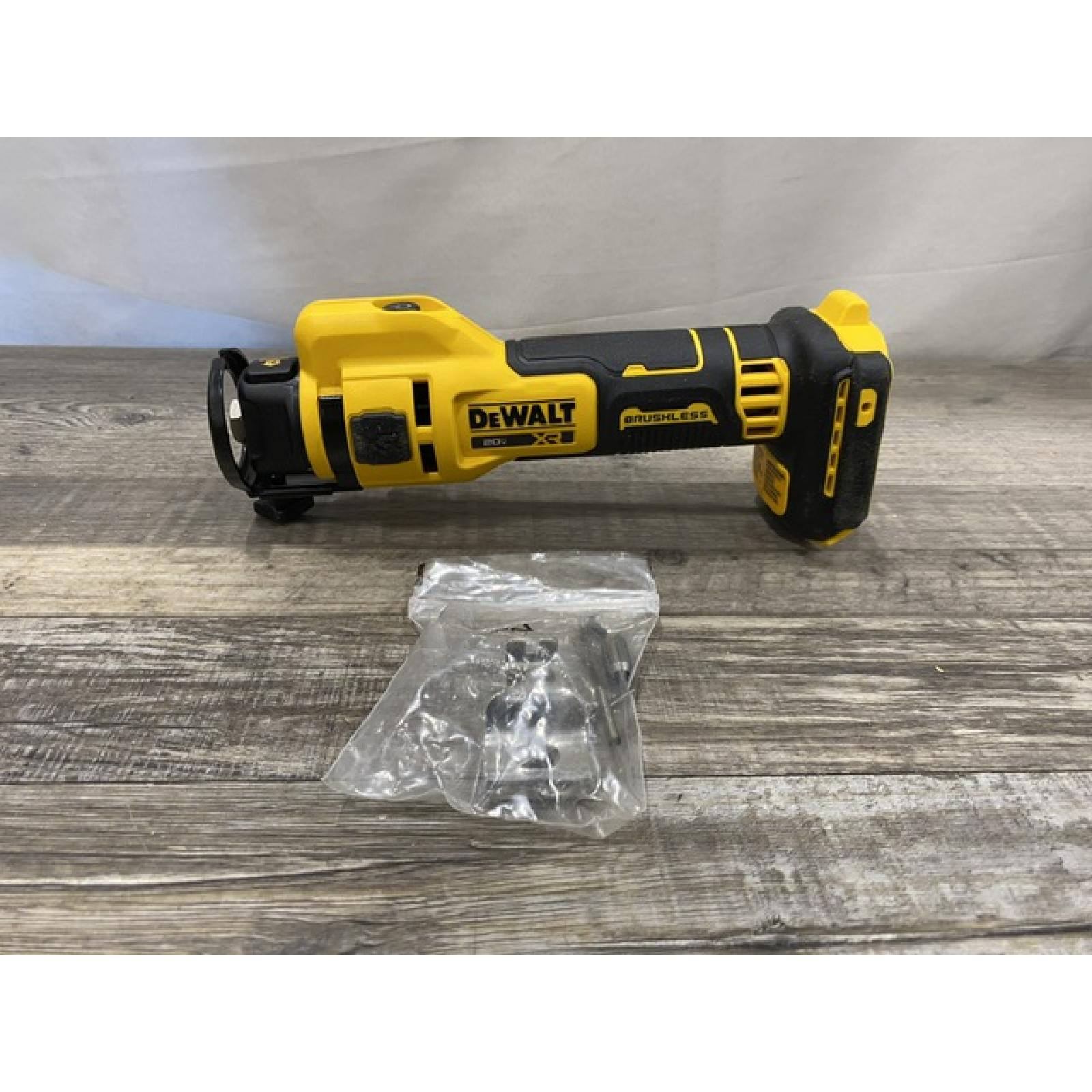 AS-IS DEWALT XR 20V Lithium-Ion Cordless Rotary Drywall Cut-Out Tool (Tool Only)