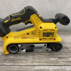 AS-IS DEWALT 20V MAX* XR Brushless Cordless Belt Sander (Tool-Only)