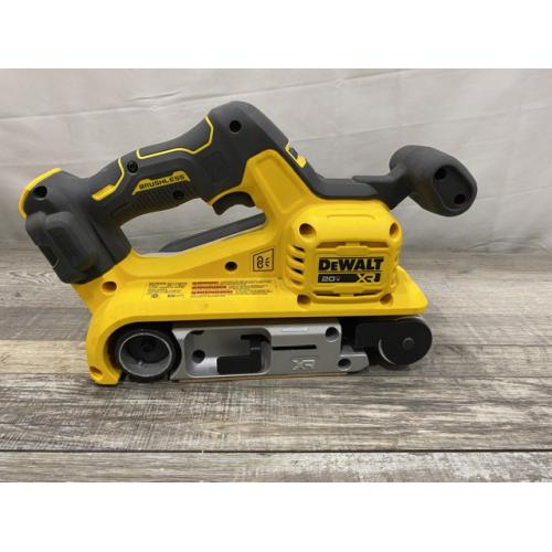AS-IS DEWALT 20V MAX* XR Brushless Cordless Belt Sander (Tool-Only)