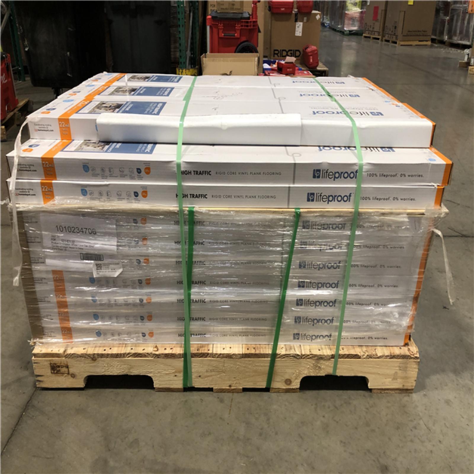 DALLAS LOCATION - Lifeproof Wheat Cove Oak 22 MIL x 8.7 in. W x 48 in. L Click Lock Waterproof Luxury Vinyl Plank Flooring PALLET- ( 39 CASES)