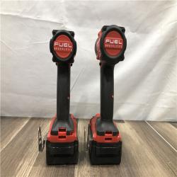 AS-IS Milwaukee FUEL 18V Lithium-Ion Brushless Cordless Hammer Drill and Impact Driver Combo Kit