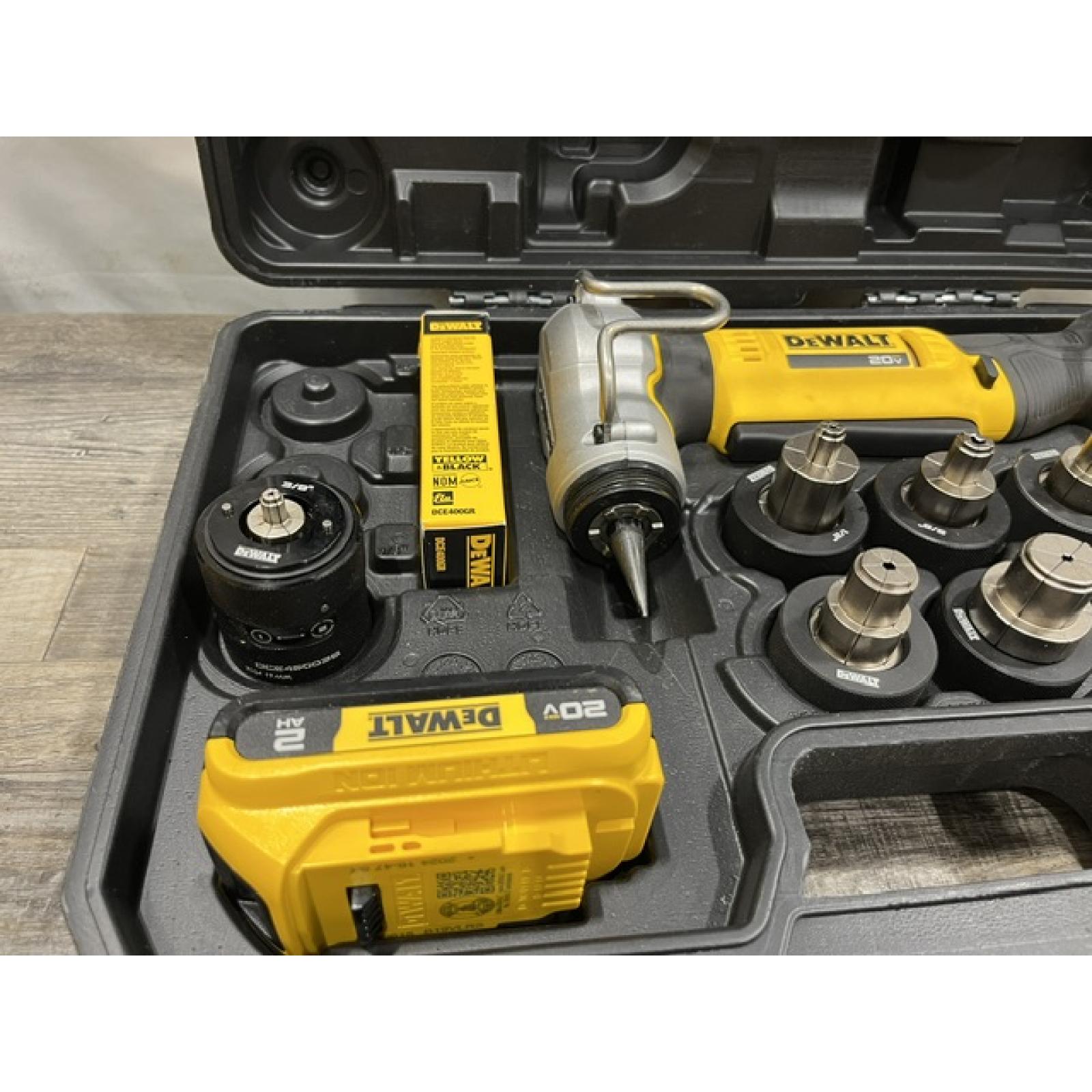 AS-IS DEWALT 20V MAX Lithium-Ion Copper Swage Tool Kit